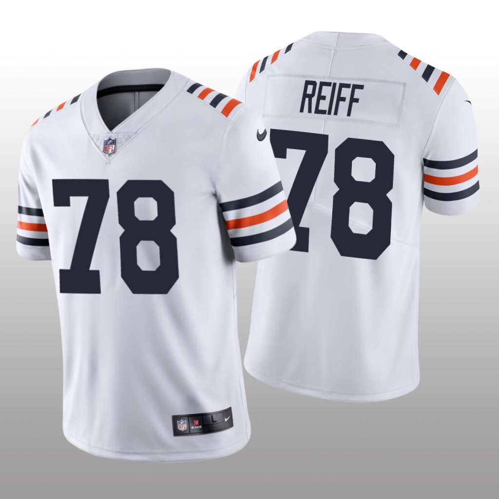 Chicago Bears Riley Reiff White Jersey Vapor Limited - Men's