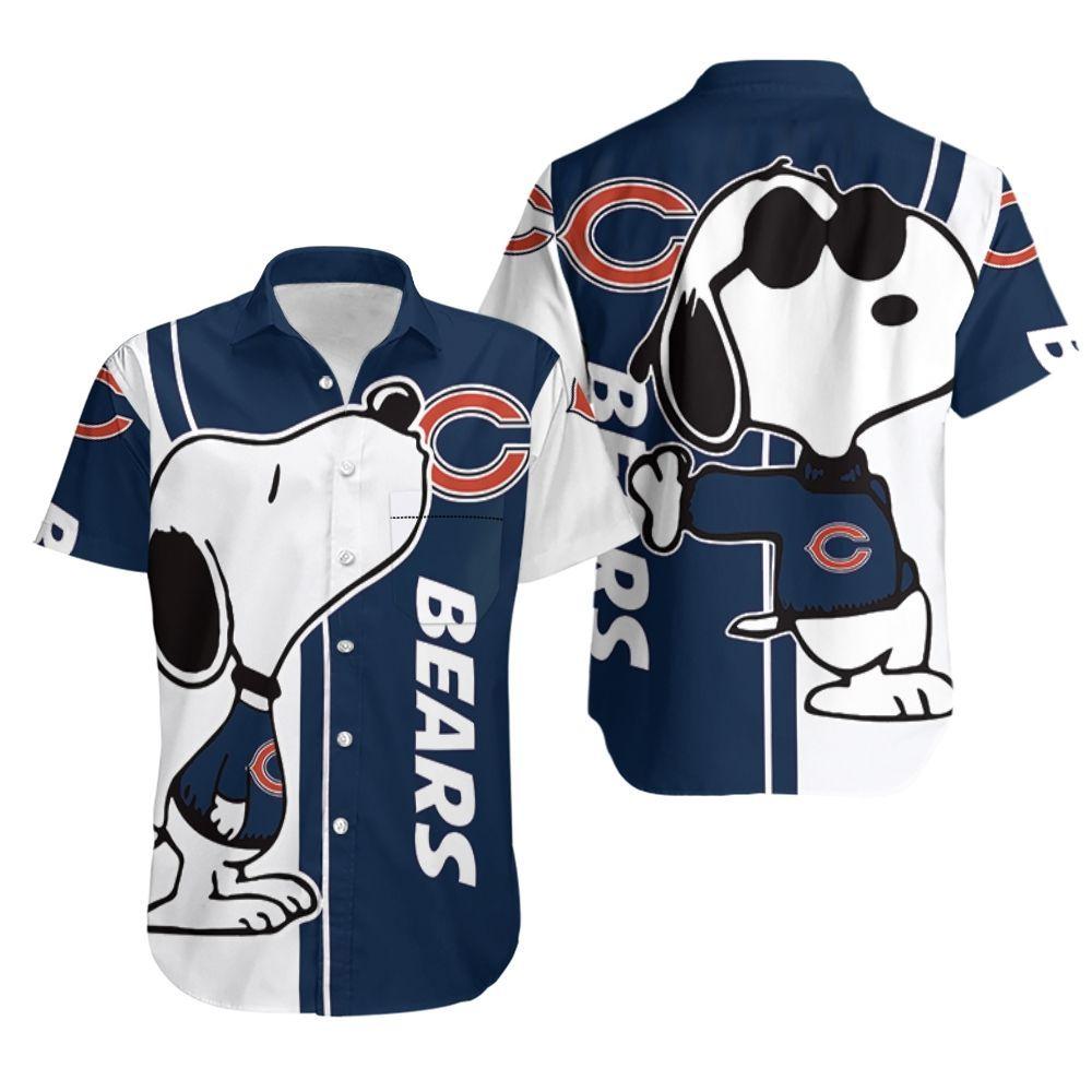 Chicago Bears Snoopy Lover Printed Hawaiian Shirt