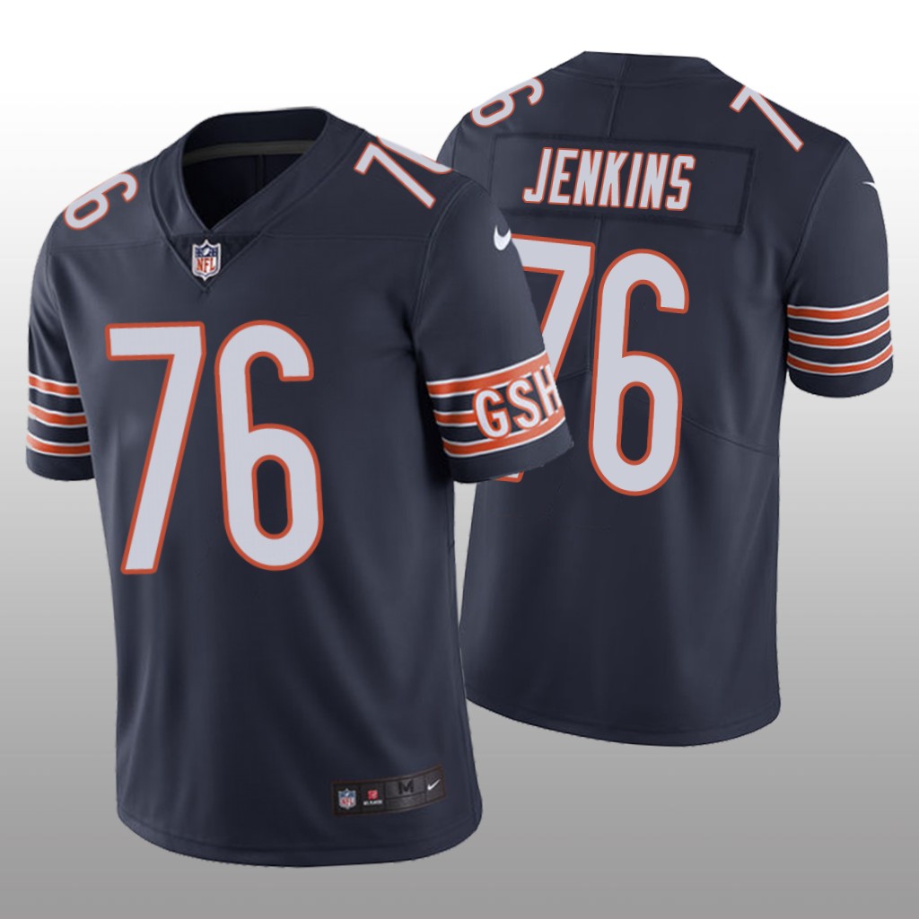 Chicago Bears Teven Jenkins Navy Jersey Color Rush Limited - Men's