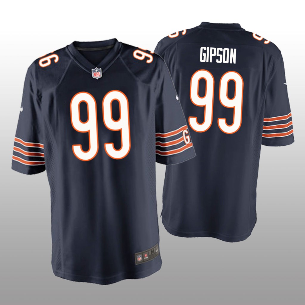 Chicago Bears Trevis Gipson Navy Jersey Game - Men's