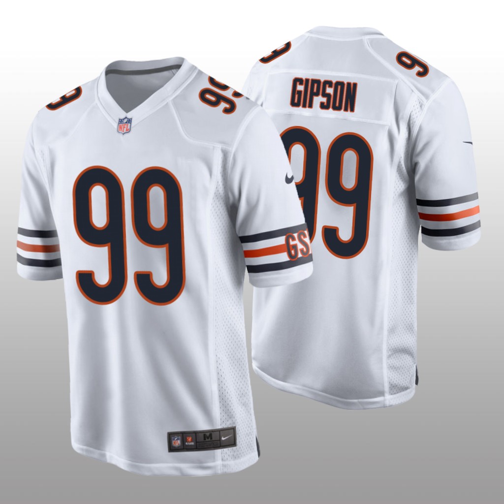 Chicago Bears Trevis Gipson White Jersey Game - Men's