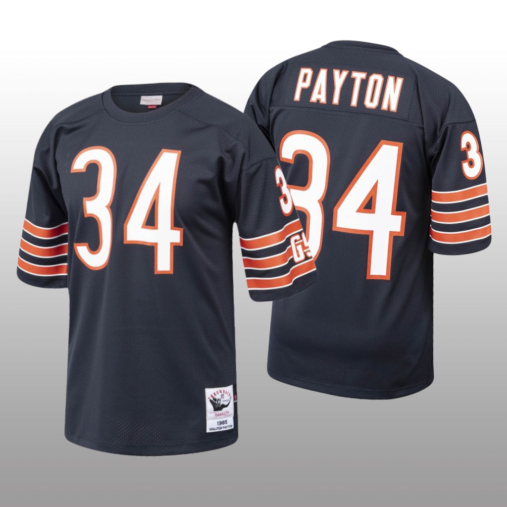 Chicago Bears Walter Payton Navy Throwback 1985 Jersey - Men's