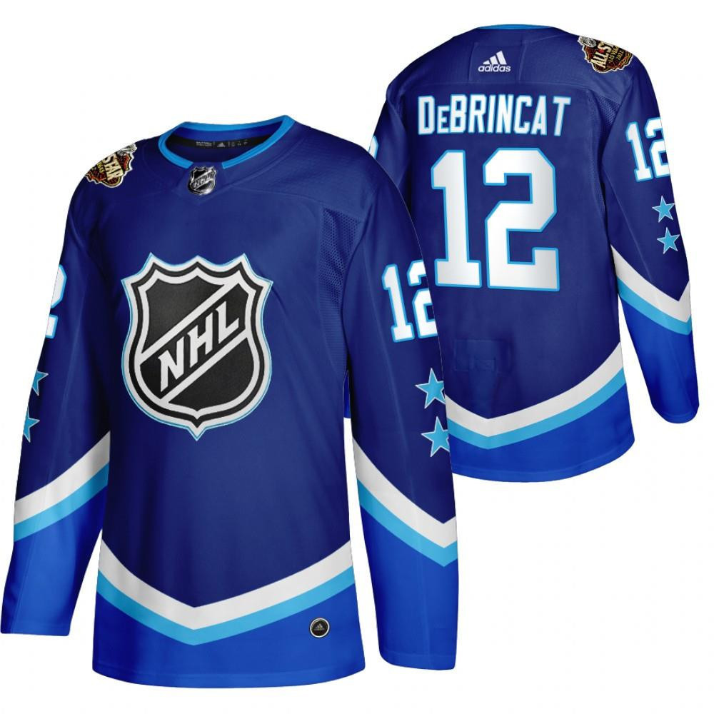 Chicago Blackhawks Alex DeBrincat 2022 All-Star Blue 12 Stitched Jersey Western