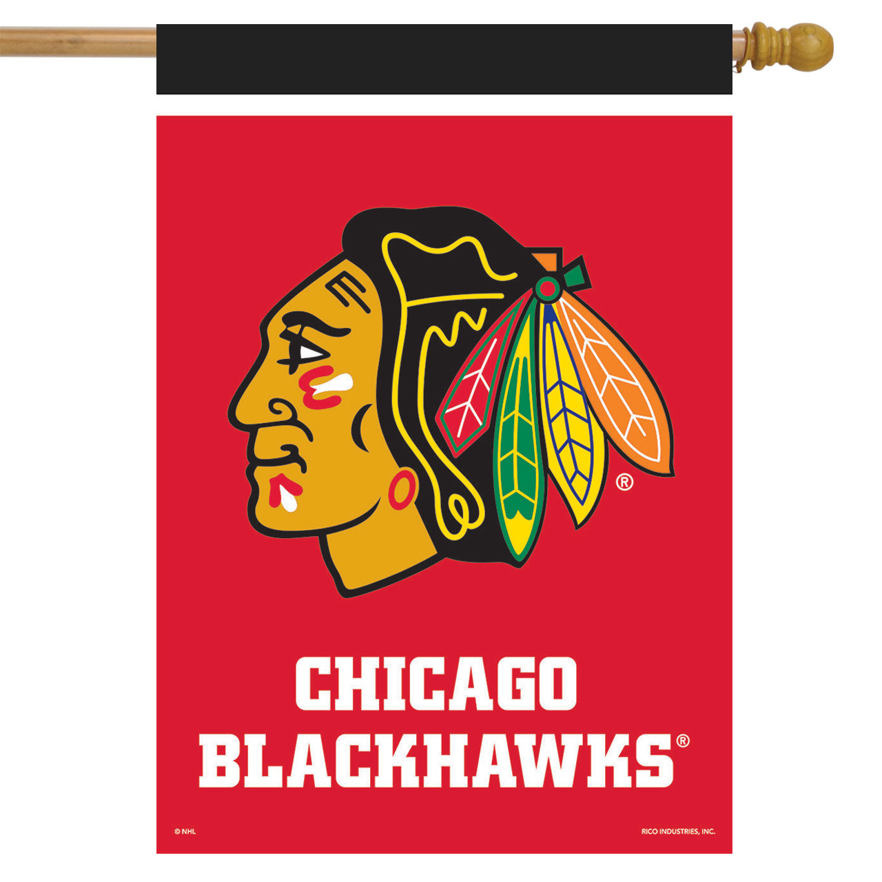 Chicago Blackhawks NHL Garden Flag, House Flag