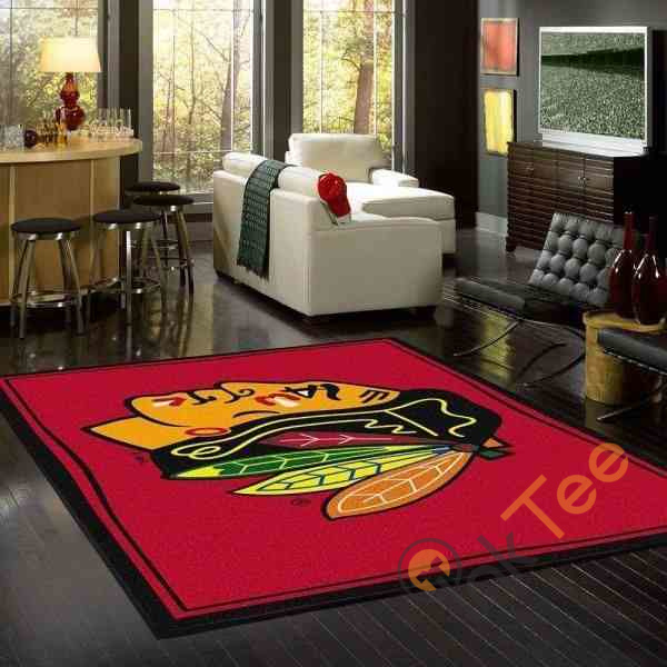 Chicago Blackhawks Rectangle Rug