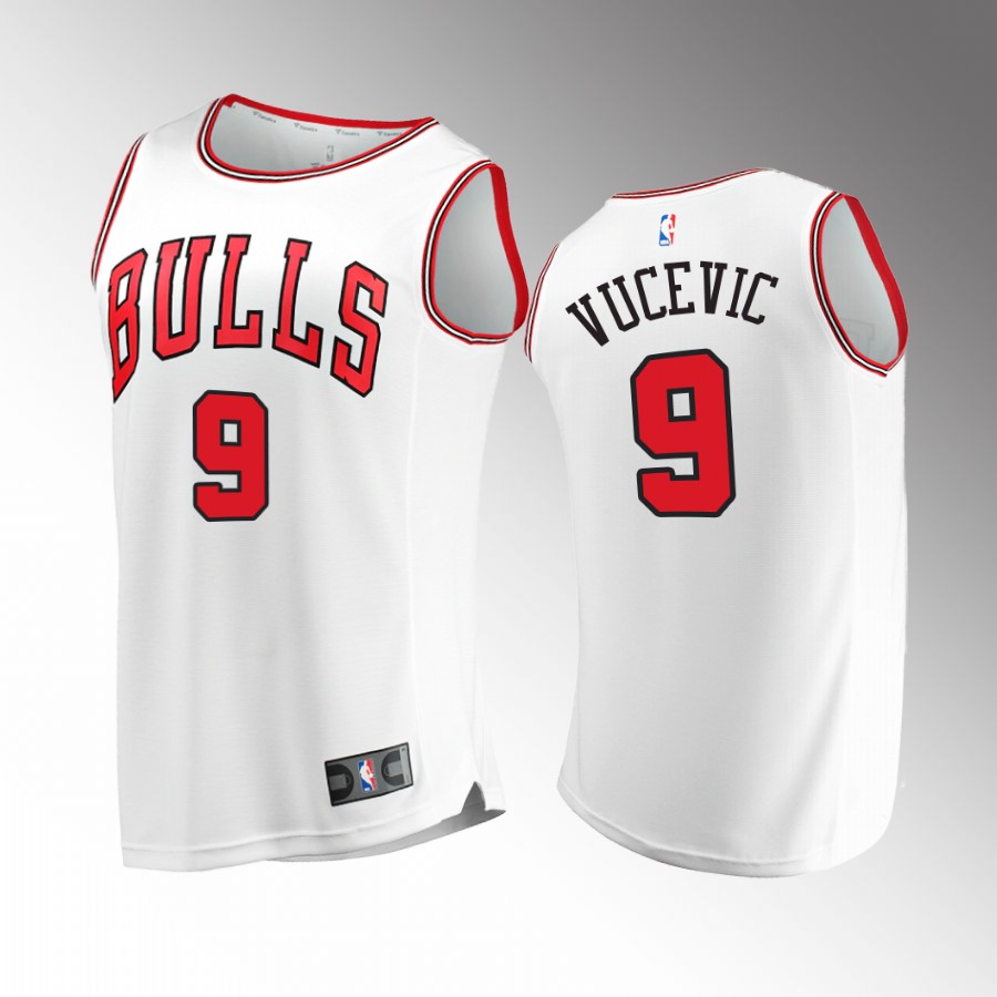 Chicago Bulls #9 Nikola Vucevic Association Jersey 2022-23 White