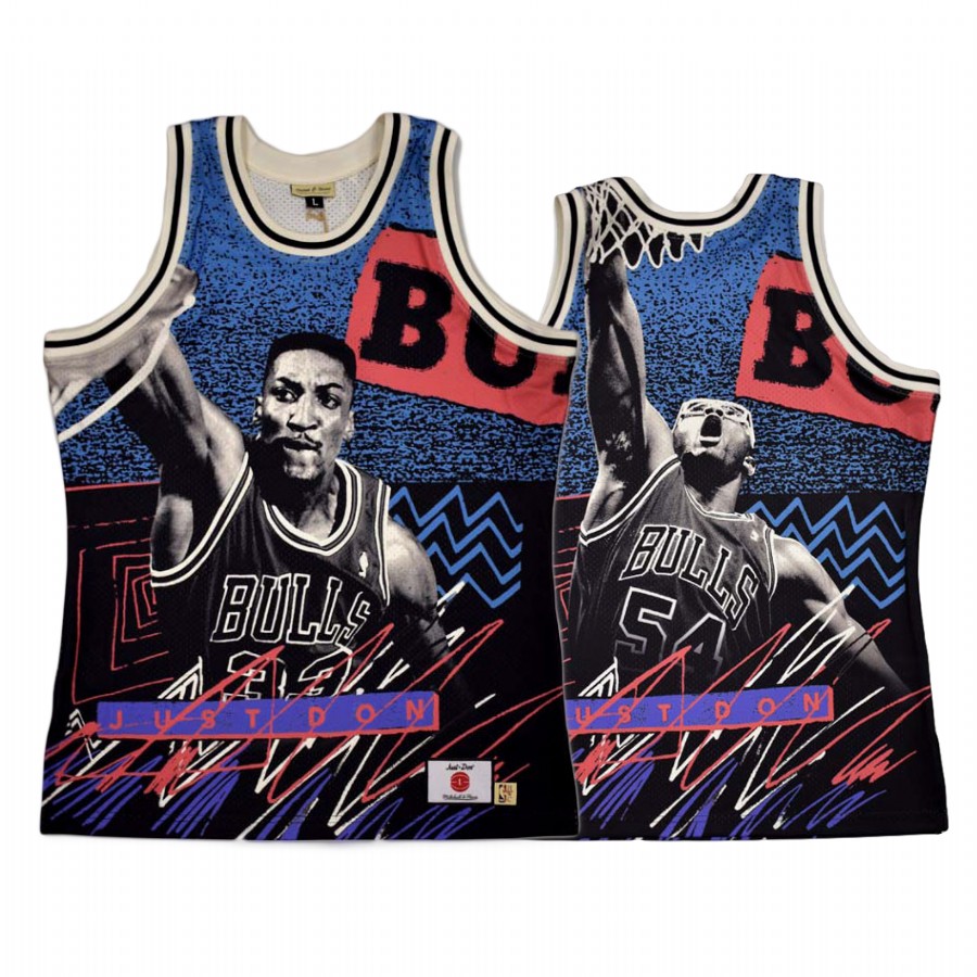 Chicago Bulls Blue NBA Jam Just Don Jersey