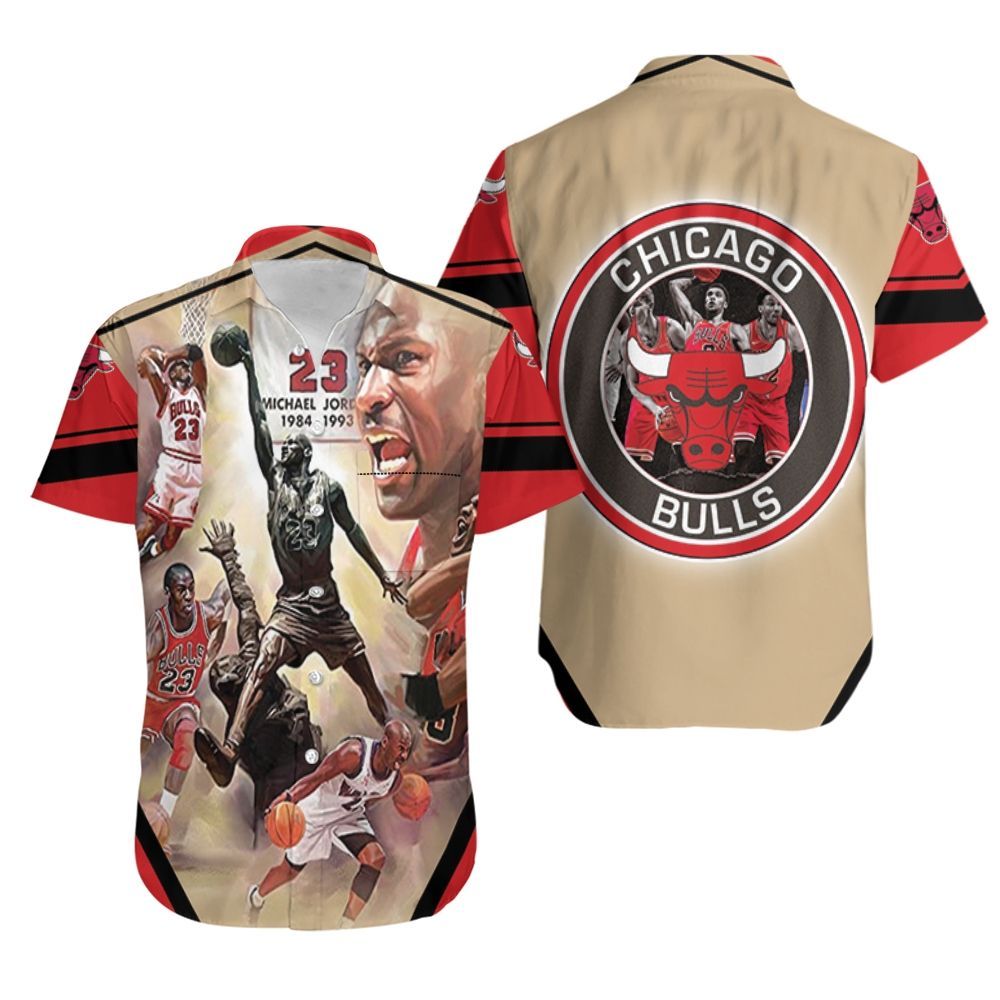 Chicago Bulls Legend Michael Jordan 1984-1993 Hawaiian Shirt