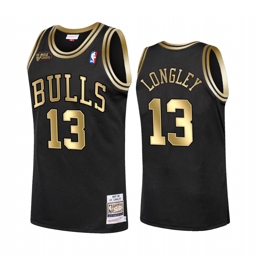 Chicago Bulls Luc Longley #13 1998 Finals Jersey Men's