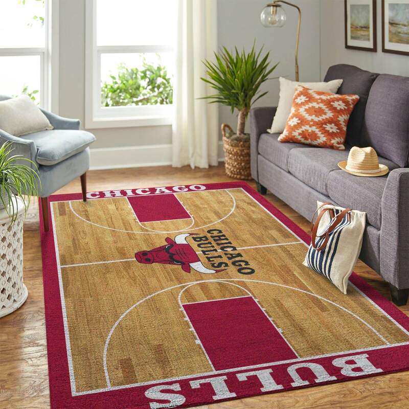 Chicago Bulls Nba Limited Edition Rectangle Rug