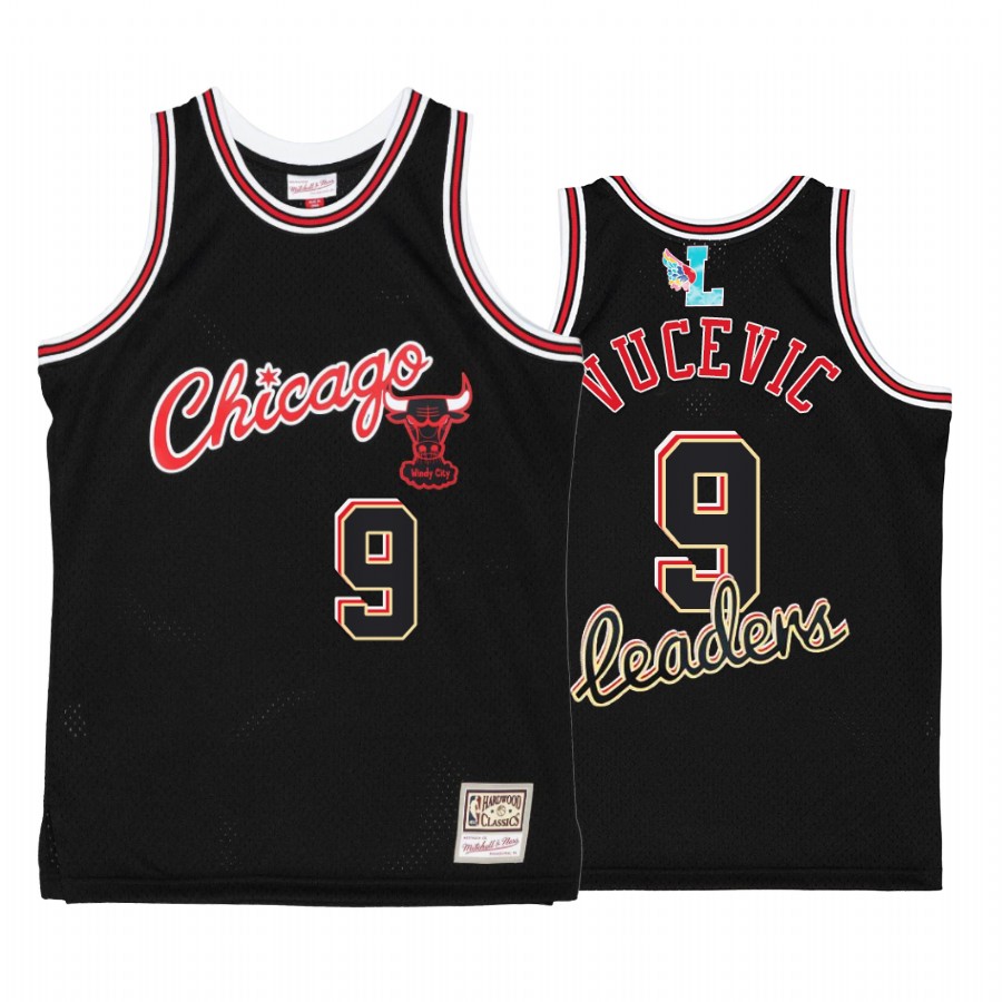 Chicago Bulls Nikola Vucevic My Towns Leaders Black Jersey #9 Windy City