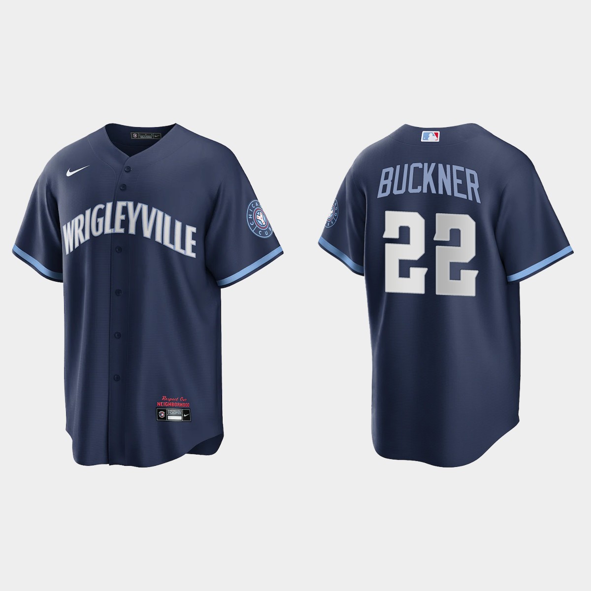 Chicago Cubs #22 Bill Buckner 2021 City Connect Jersey - Navy