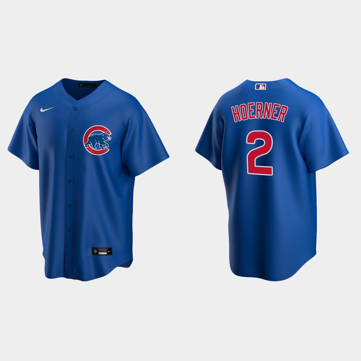 Chicago Cubs #2 Nico Hoerner Alternate Jersey - Royal
