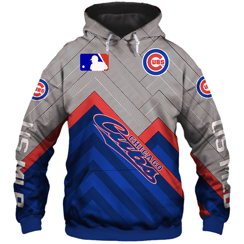 Chicago Cubs 3D Hoodie Gift For Fans Baseball For Fans MLB