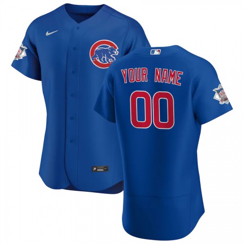 Chicago Cubs Custom Men’s Royal Alternate 2020 Player Jersey