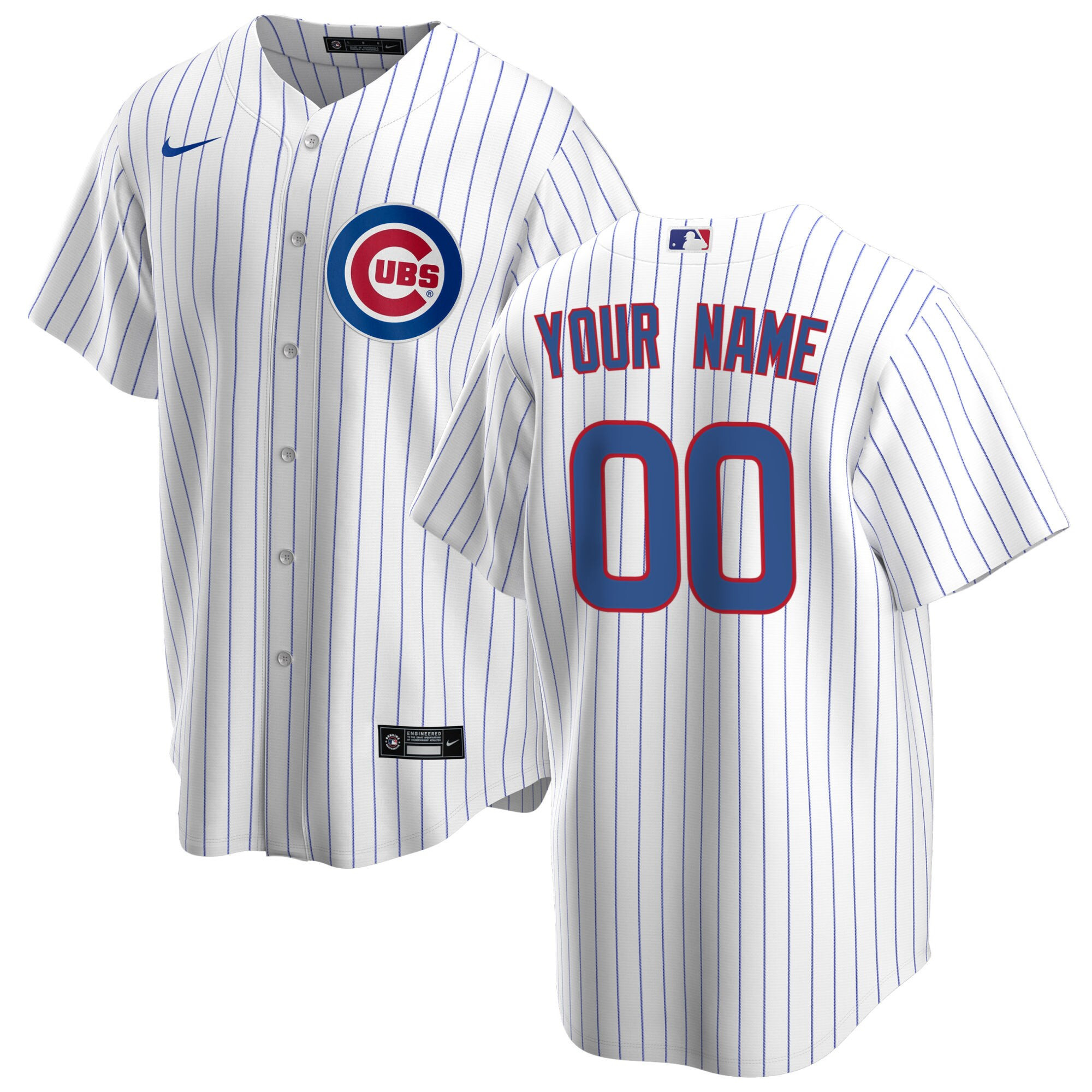 Chicago Cubs Gold Custom Cool White Jersey - All Stitched