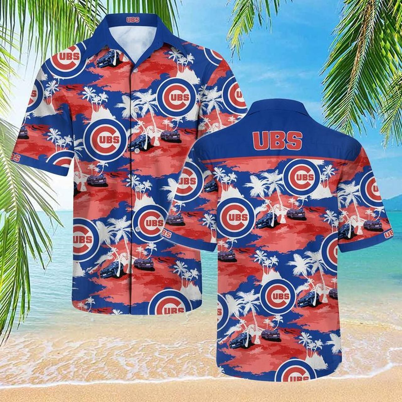 Chicago Cubs Hawaii Shirt Fashion Island Tourism 3D All Over Print Shirt3608