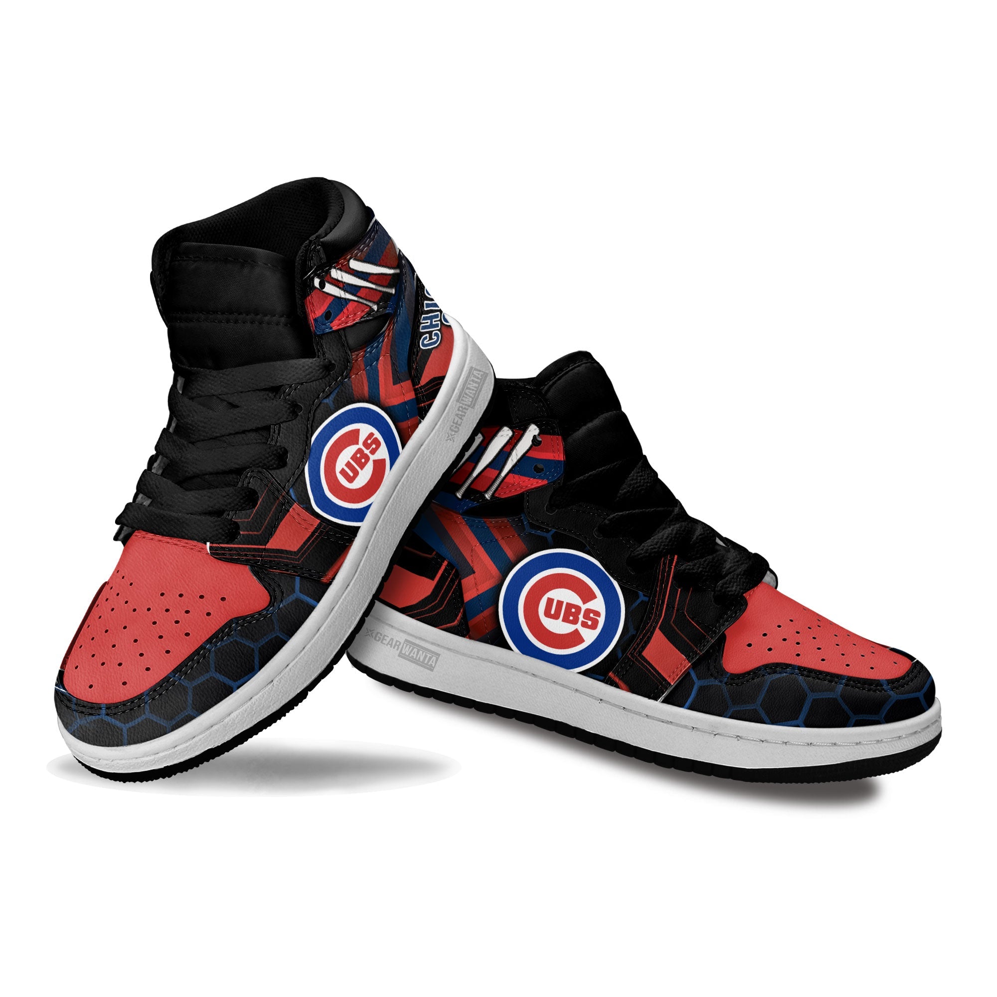 Chicago Cubs Kid Sneakers For Kids, Air Jordan Hightop