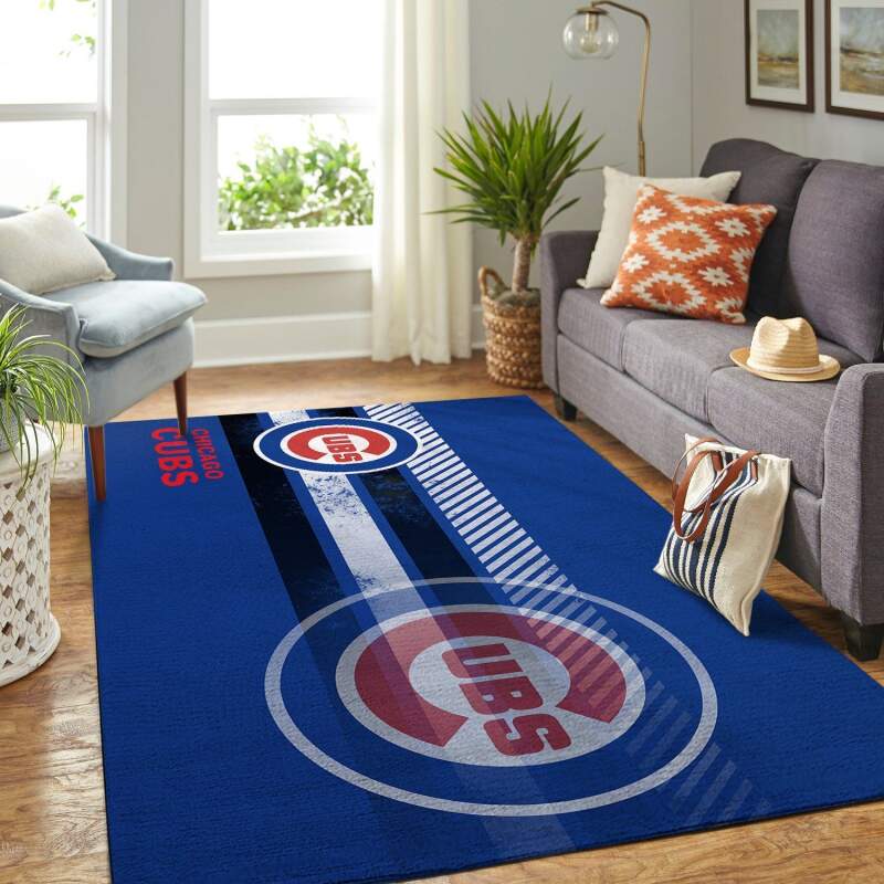 Chicago Cubs Living Room Area Rectangle Rug