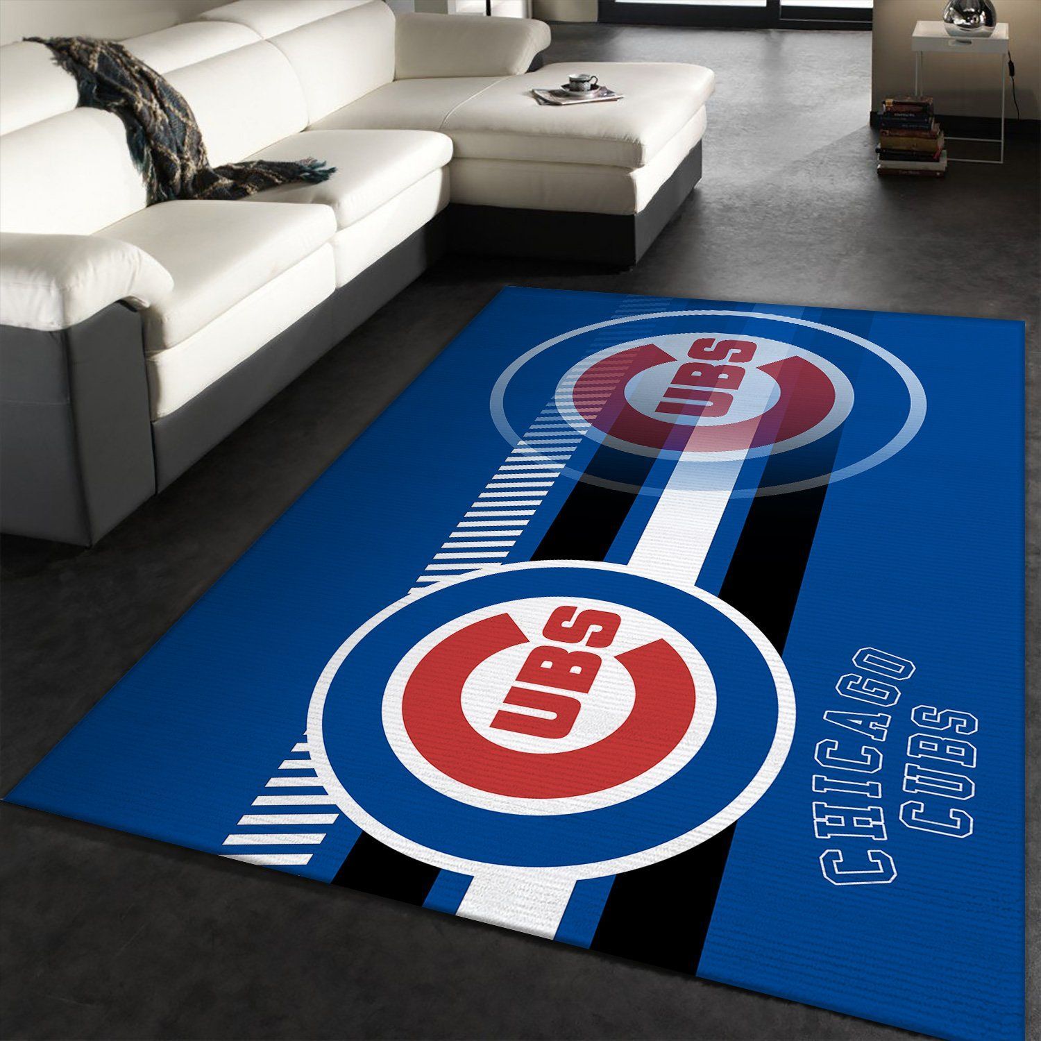 Chicago Cubs MLB Rectangle Rug – Custom Size And Printing