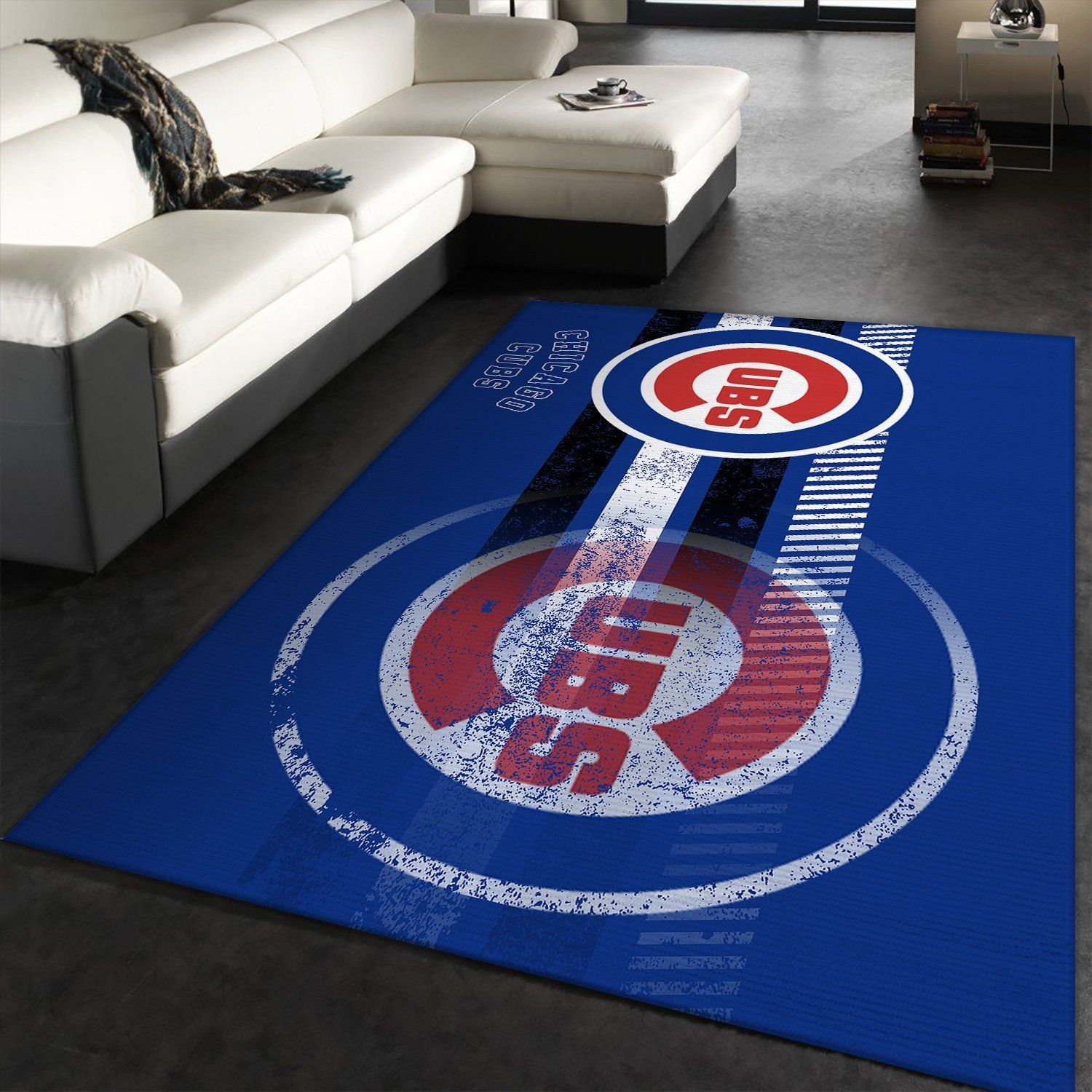 Chicago Cubs Rectangle Rug – Custom Size And Printing