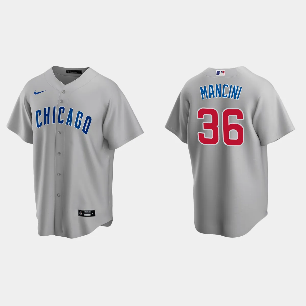 Chicago Cubs Trey Mancini Road Jersey - Gray