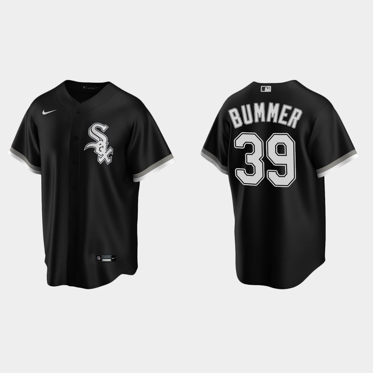 Chicago White Sox Aaron Bummer Alternate Jersey - Black