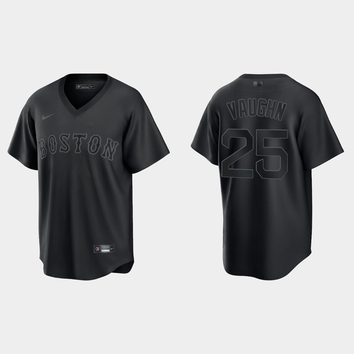 Chicago White Sox Andrew Vaughn Pitch Black Fashion Jersey - Black