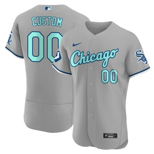 Chicago White Sox Collection Custom Flex Gray Jersey - All Stitched