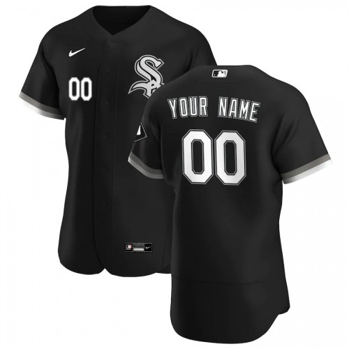 Chicago White Sox Custom Men’s Black Alternate 2020 Player MLB Jersey