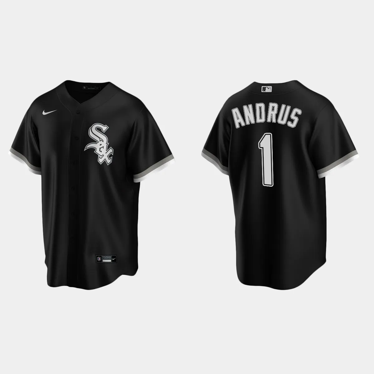 Chicago White Sox Elvis Andrus Alternate Jersey - Black