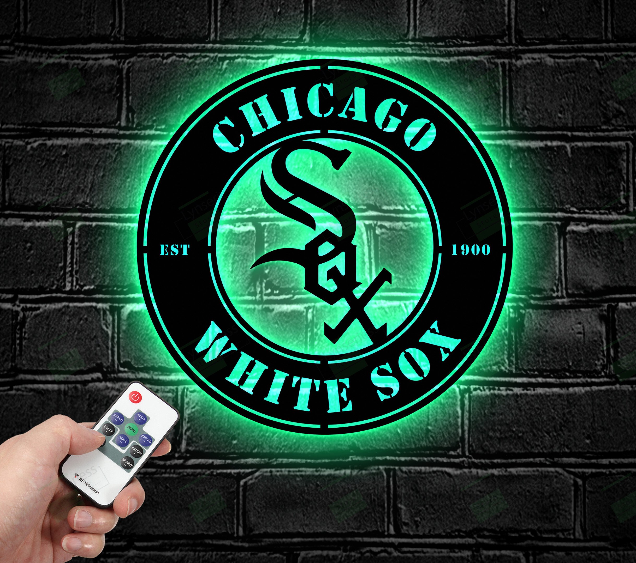 Chicago White Sox Metal Sign – Led Light Sign MLB