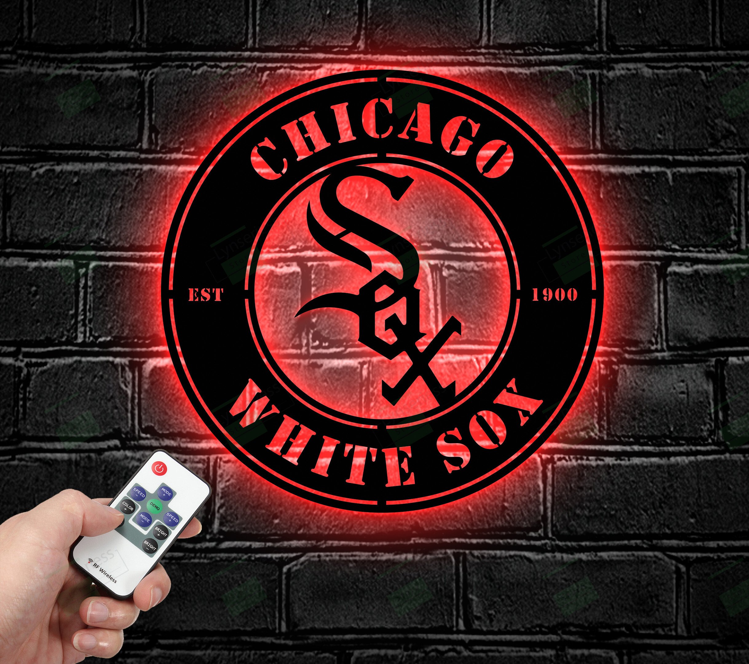 Chicago White Sox Metal Sign – Led Light Sign MLB