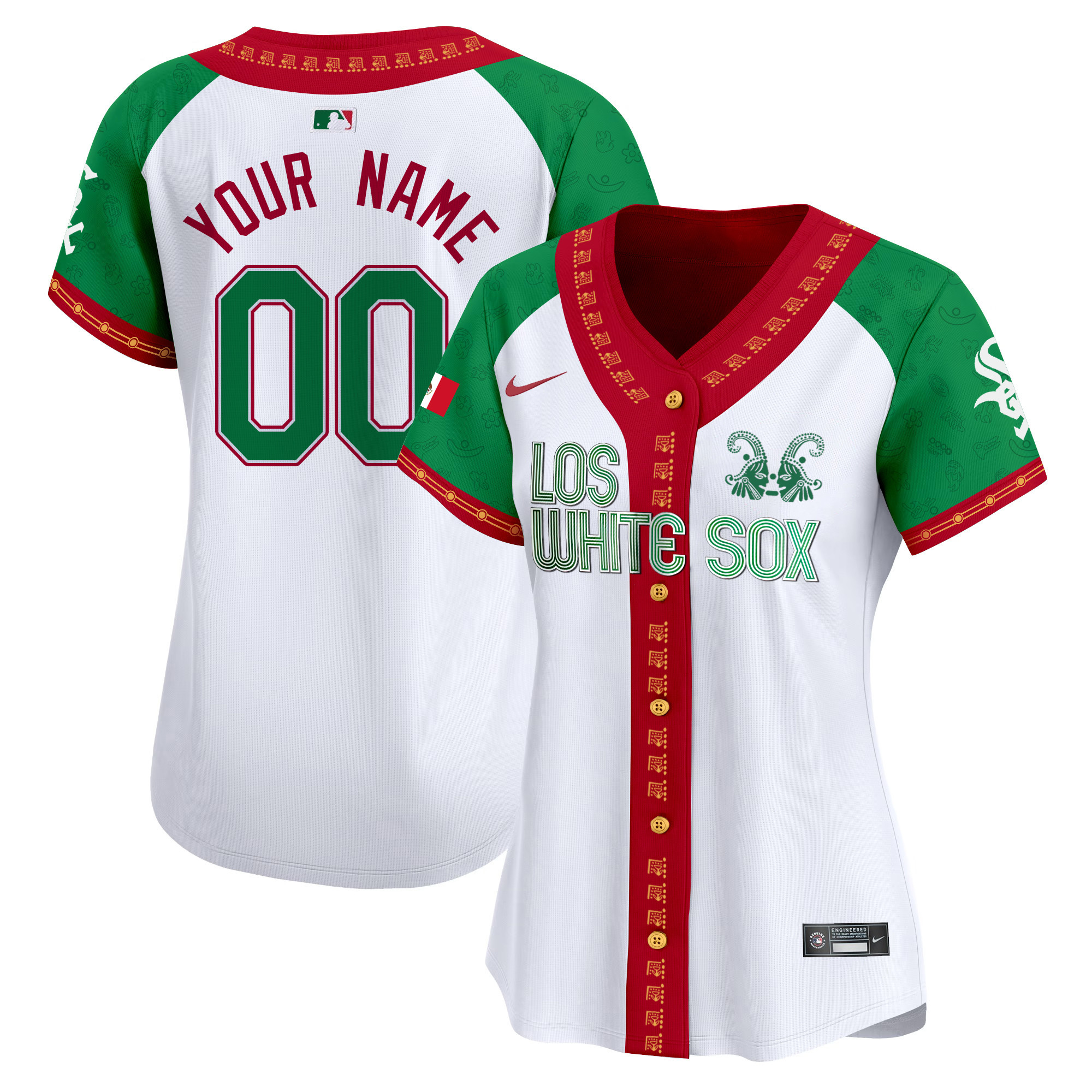 Chicago White Sox Mexico Vapor Premier Limited Custom Alternate Jersey - All Stitched
