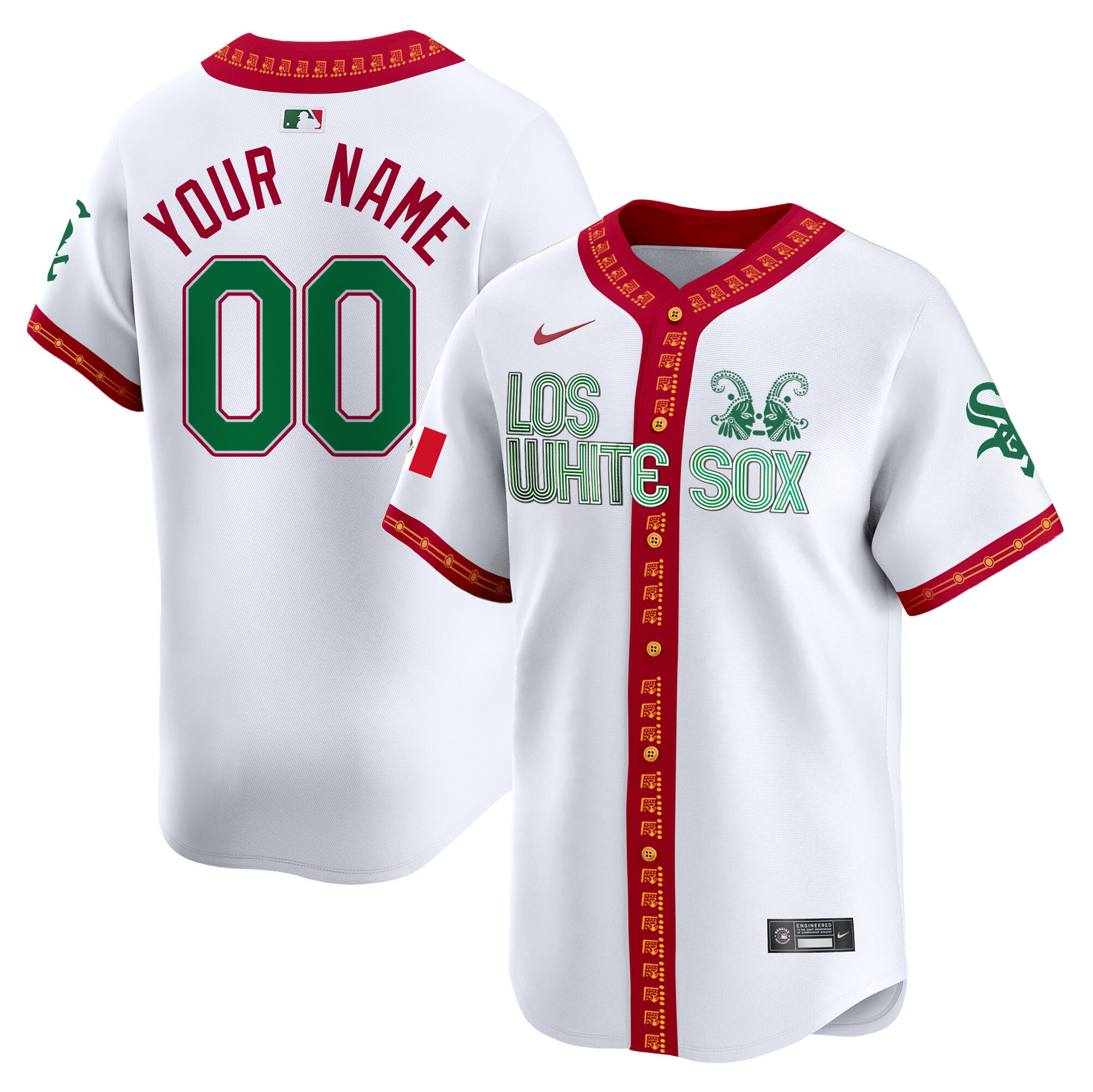 Chicago White Sox Mexico Vapor Premier Limited Custom Jersey - All Stitched