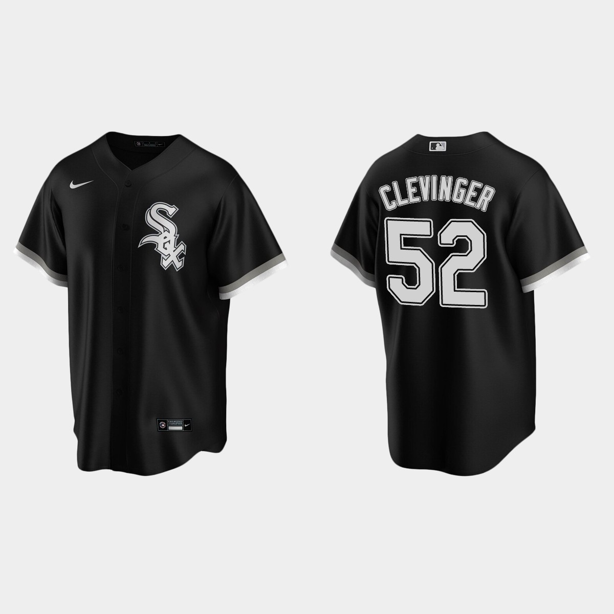 Chicago White Sox Mike Clevinger Alternate Jersey - Black
