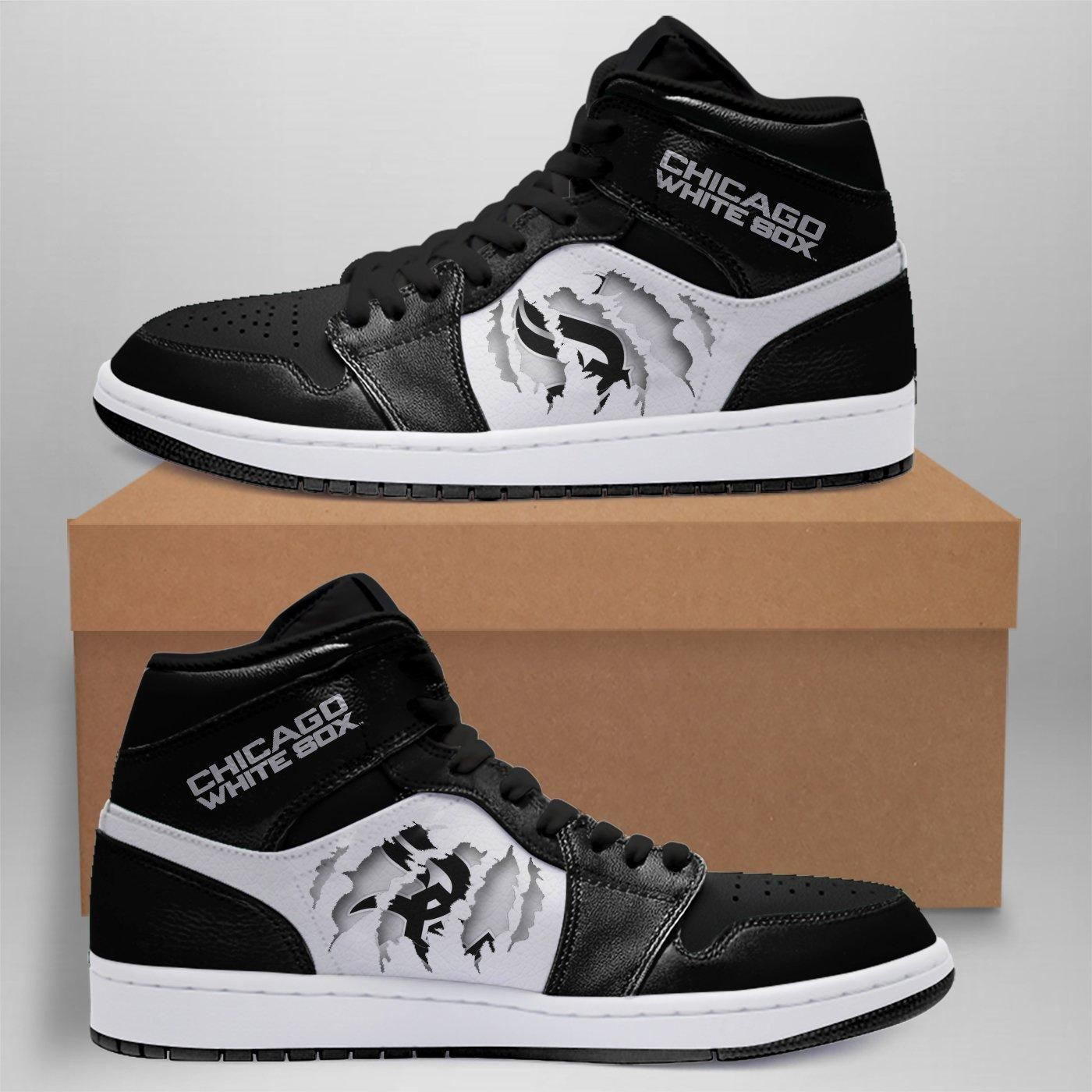 Chicago White Sox MLB Team Sneakers Gift For Fans High Top Air Jordan Sneaker, Air Jordan Hightop