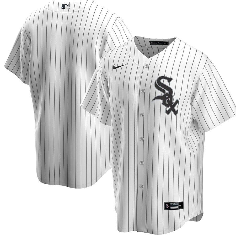 Chicago White Sox Nike Home 2020  Team Stitched Jersey – White