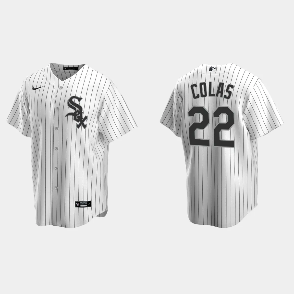 Chicago White Sox Oscar Colas Home Jersey - White