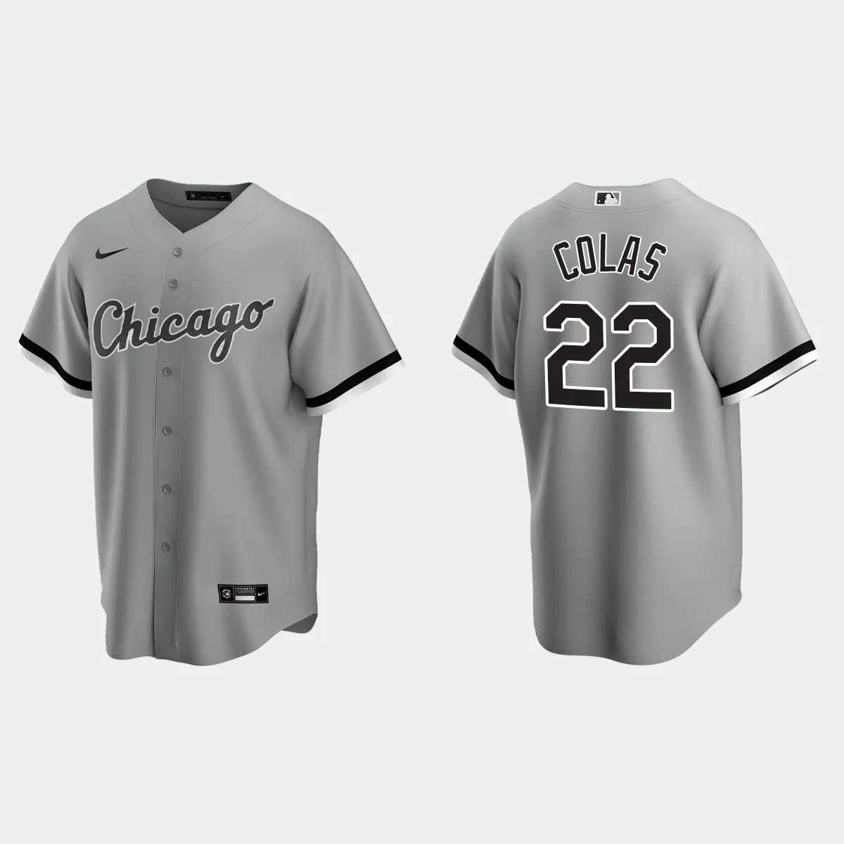Chicago White Sox Oscar Colas Jersey - Gray