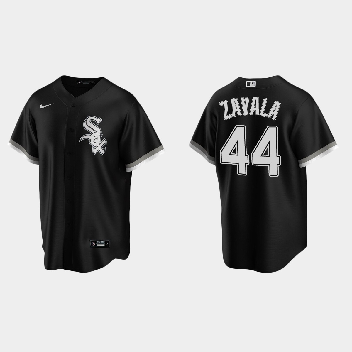 Chicago White Sox Seby Zavala Alternate Jersey - Black