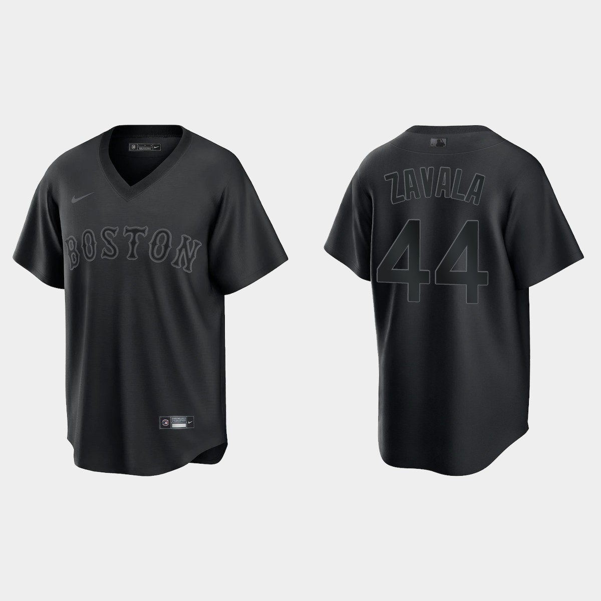 Chicago White Sox Seby Zavala Pitch Black Fashion Jersey - Black