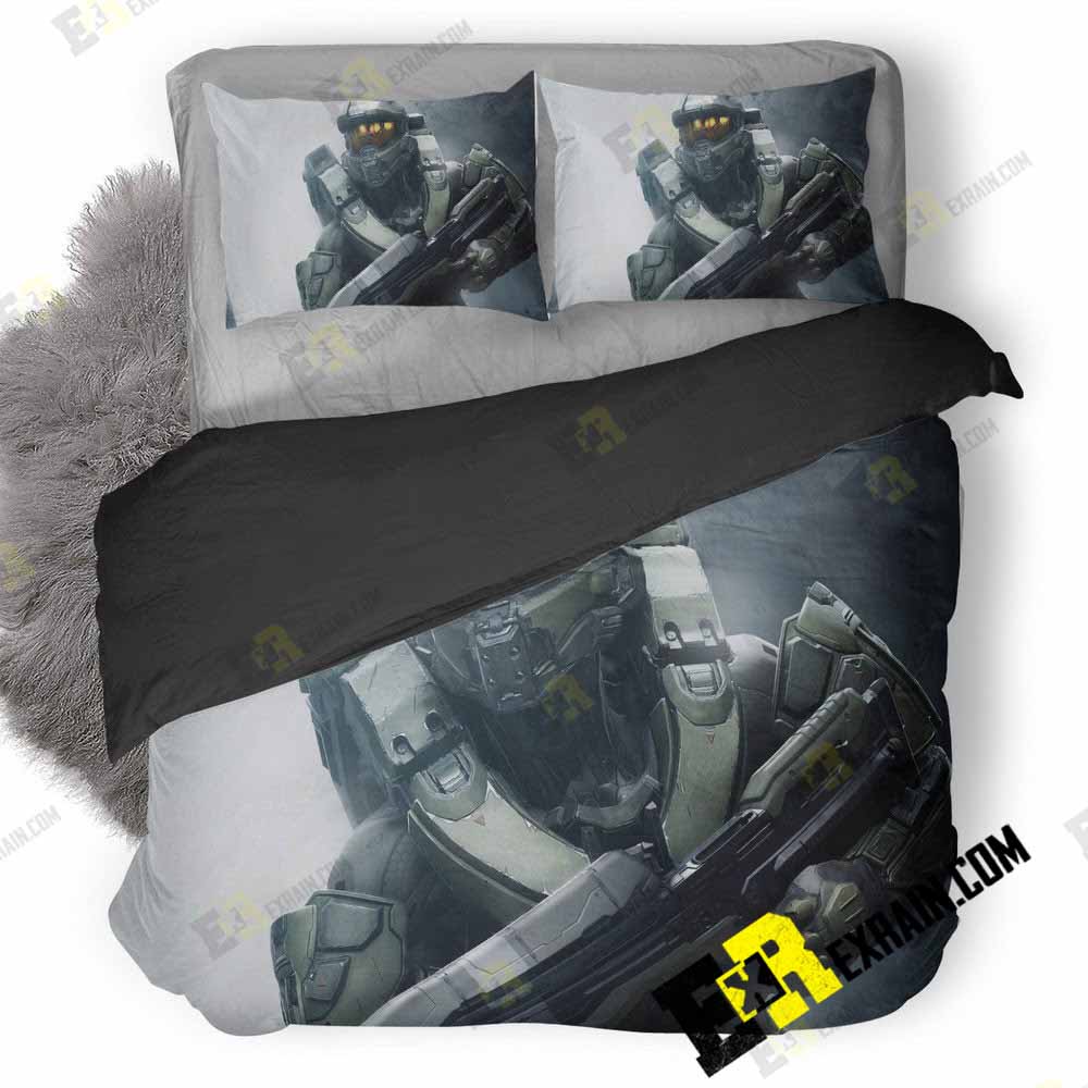 Chief Halo 3D Customized Duvet Cover Bedding Set