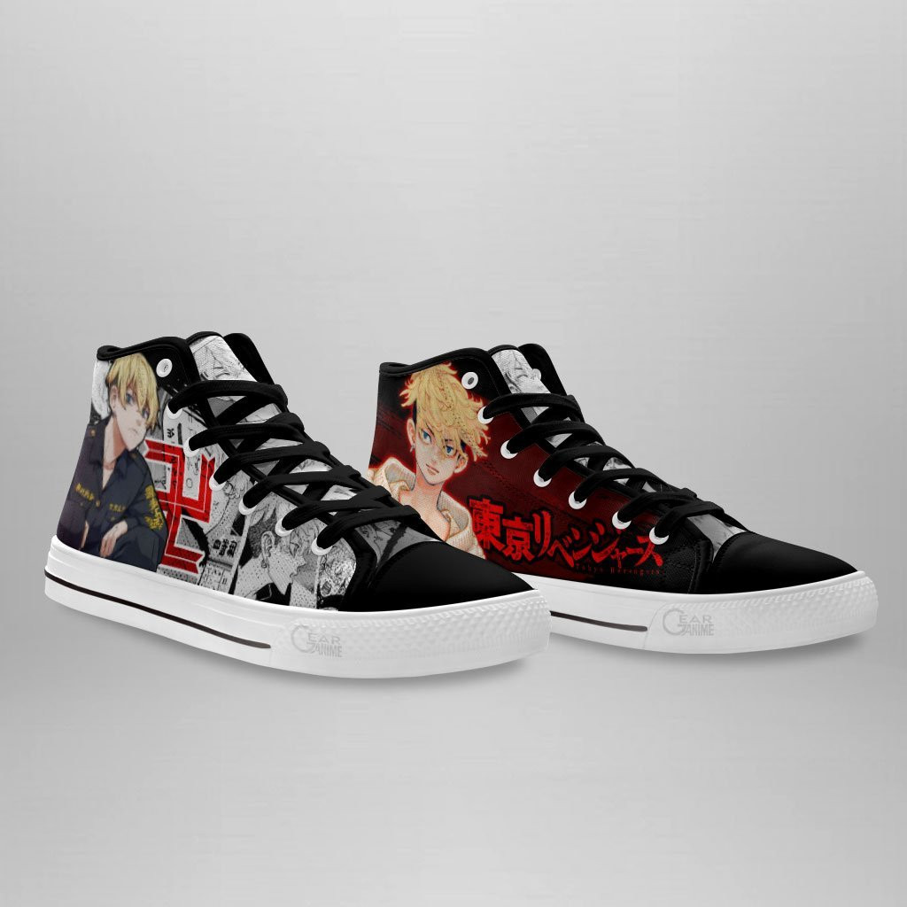 Chifuyu Matsuno High Top Shoes Custom Manga Anime Tokyo Revengers Sneakers
