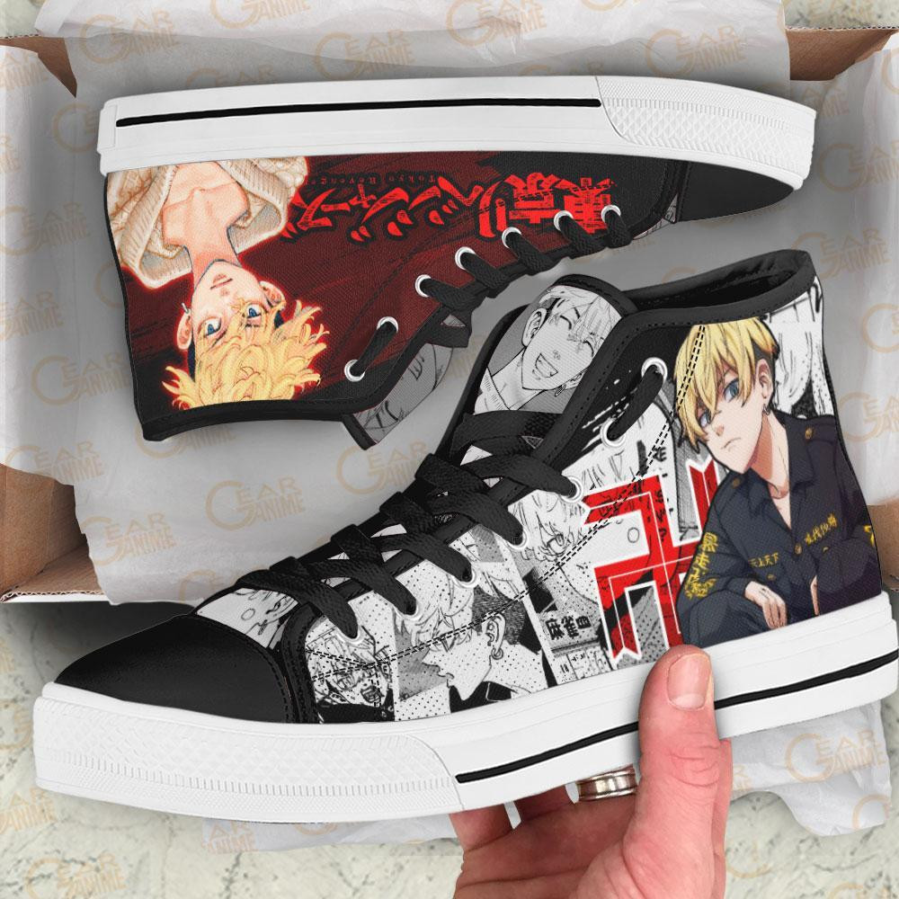 Chifuyu Matsuno High Top Shoes Custom Manga Anime Tokyo Revengers Sneakers