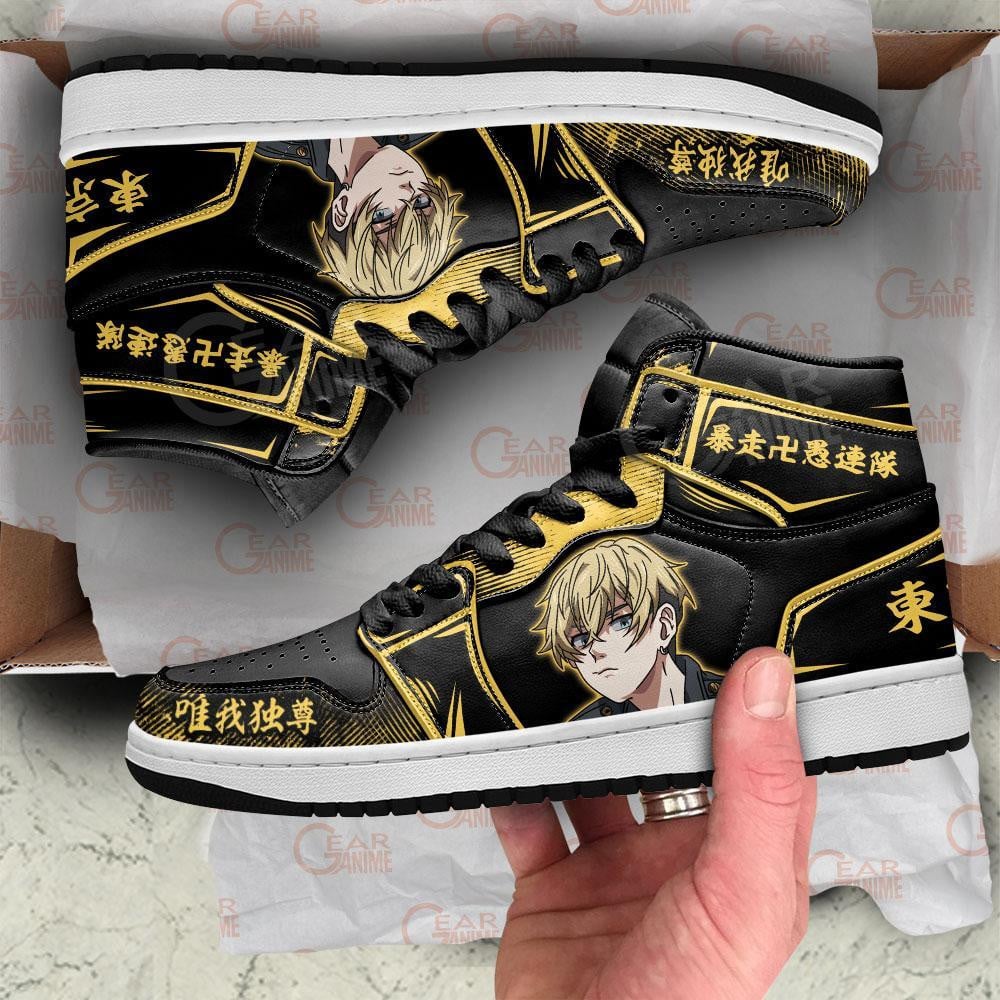 Chifuyu Matsuno JD1s Sneakers Anime Tokyo Revengers Shoes, Air Jordan Hightop