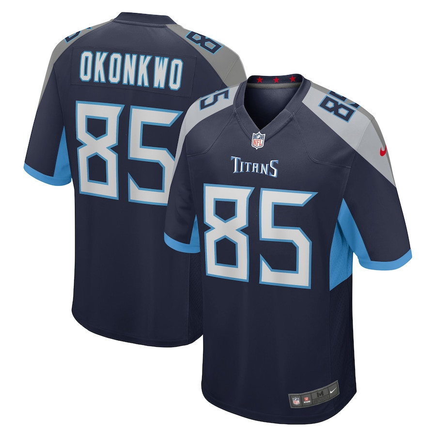 Chigoziem Okonkwo Tennessee Titans Stitched Jersey – Navy