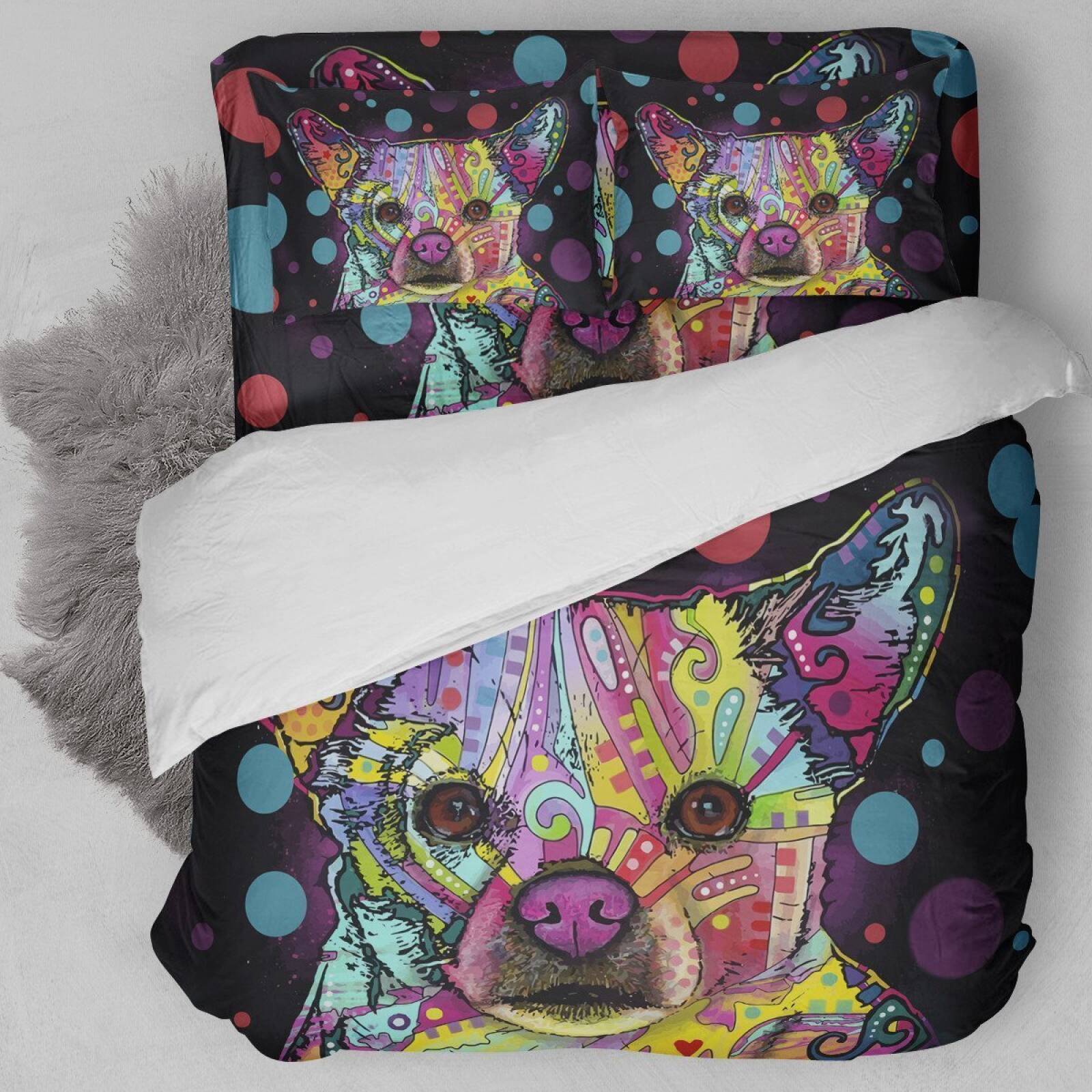 Chihuahua Duvet Cover Bedding Set