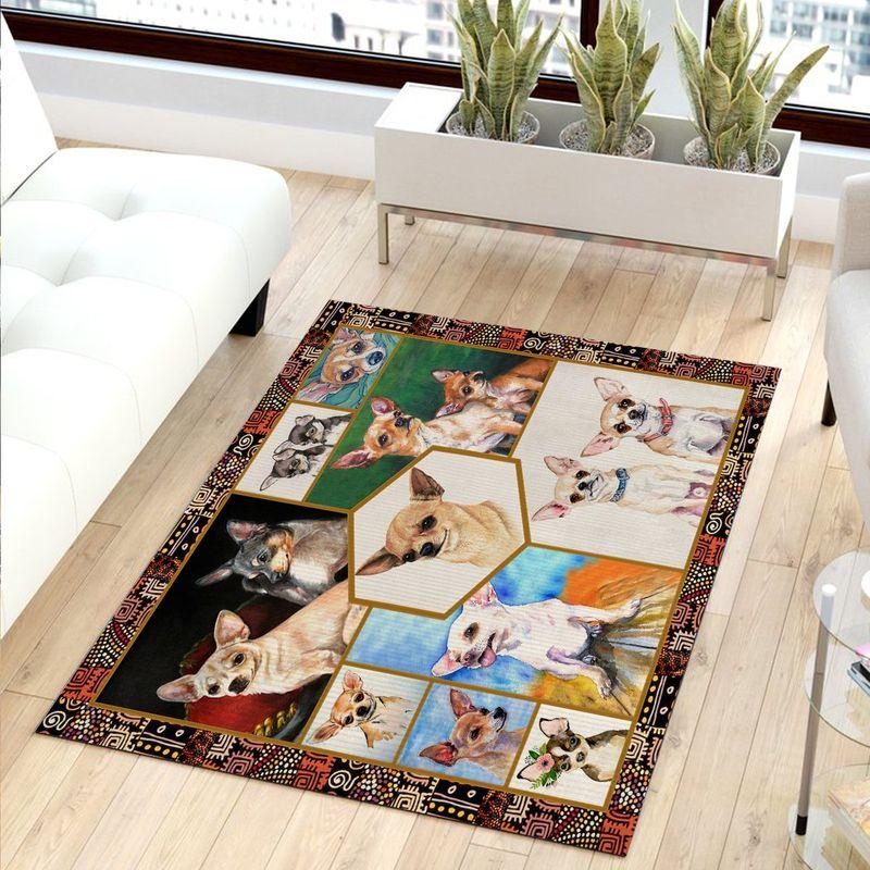 Chihuahua Puppy Area Limited Edition Rectangle Rug