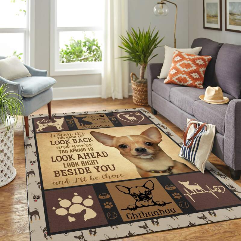 Chihuahua Vq Quilt Mk Carpet Area Rectangle Rug